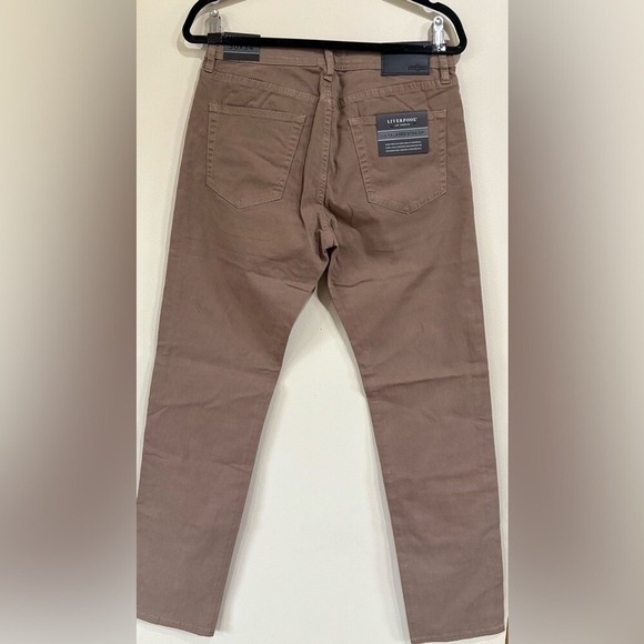 Liverpool‎ Men's 30x34 Cub Relaxed Straight Pants Brown Casual NEW - Picture 4 of 10